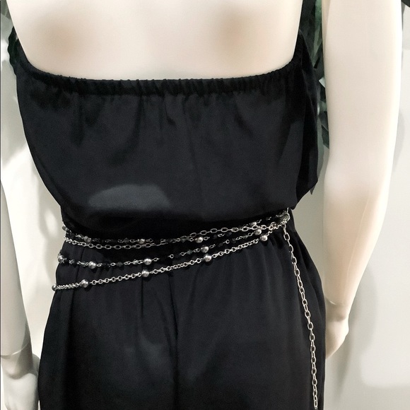 Black Strapless Jumpsuit - Picture 8 of 12